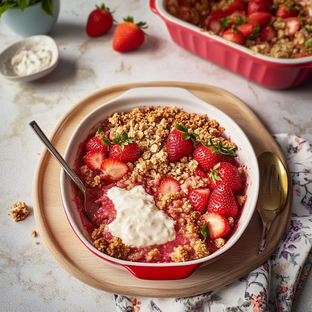 Strawberry Crumble Recipe