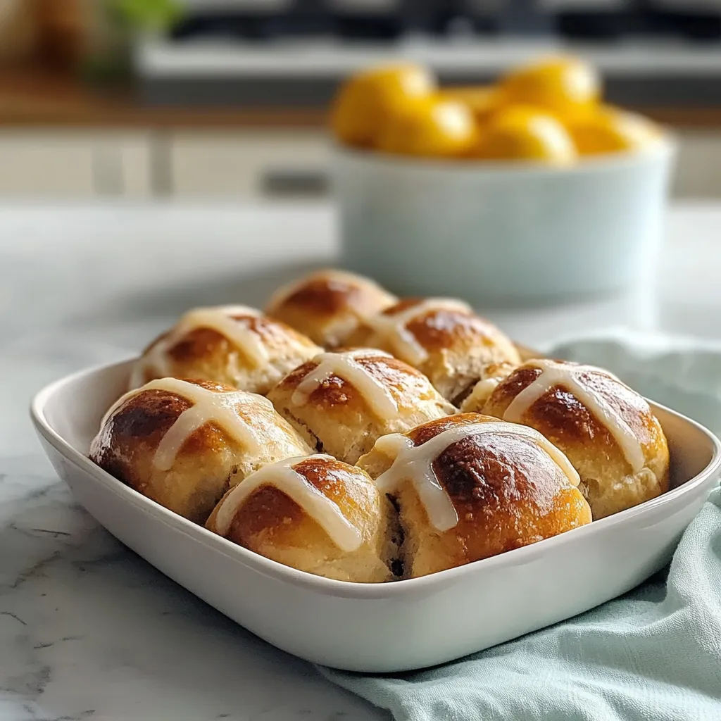 Sweet Einkorn Hot Cross Buns