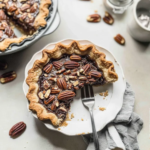 Bourbon Chocolate Pecan Pie