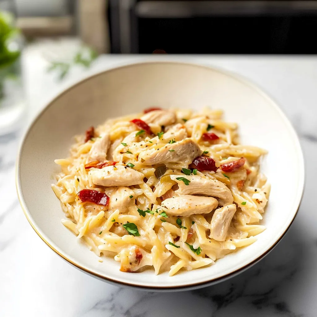 CAJUN CHICKEN ORZO