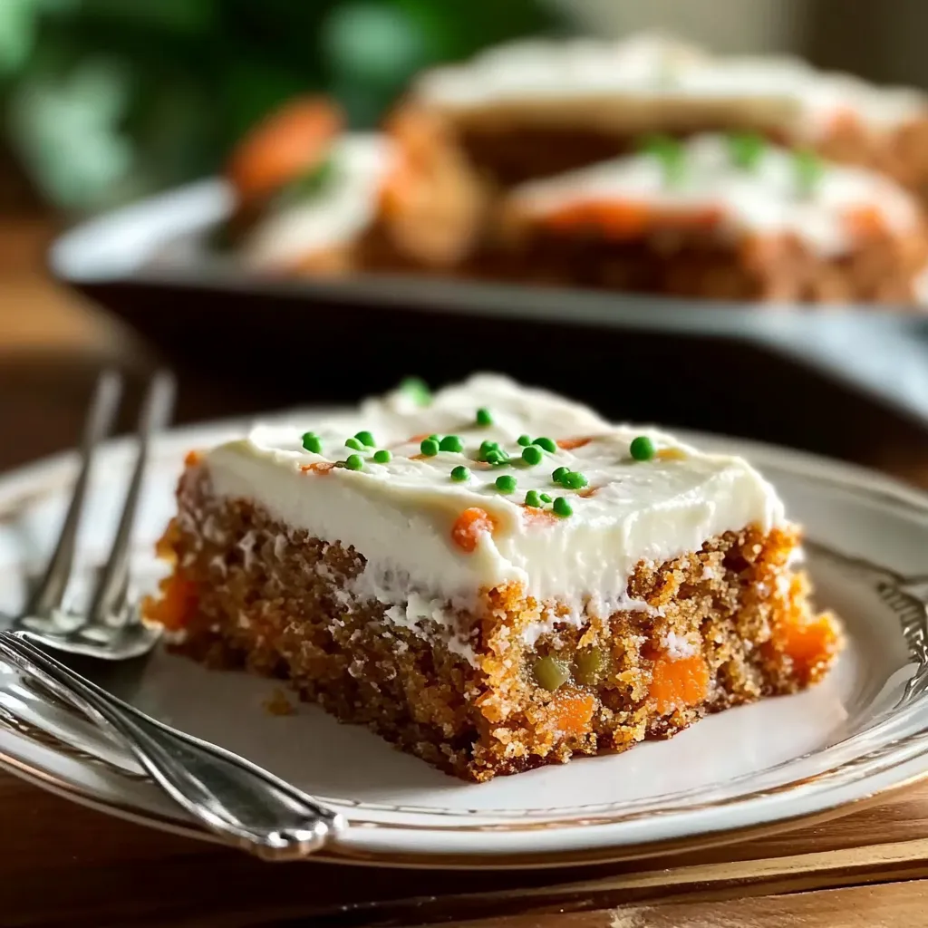 Carrot Cake Bars with Cream Cheese Frosting