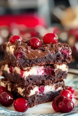 Cherry Brownie Dream Bars