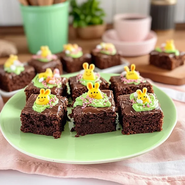 Easter Bunny Brownies