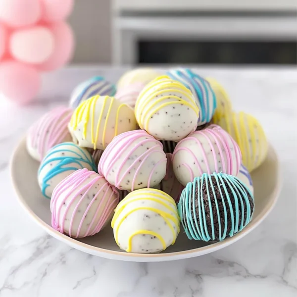 Easter Egg Oreo Cookie Balls