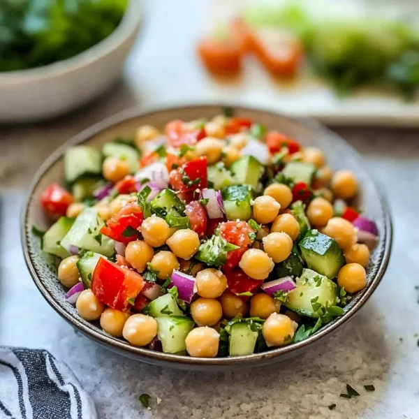 EASY CHICKPEA SALAD
