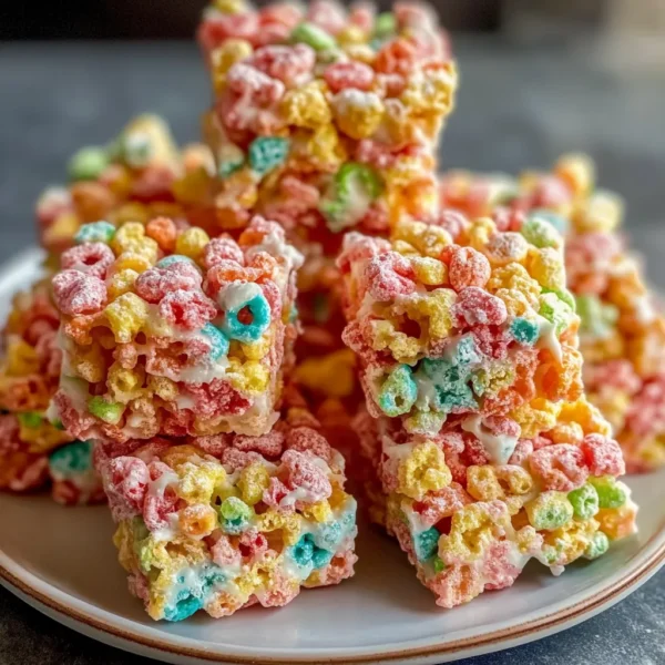 Fruity Pebbles Rice Krispie Treats