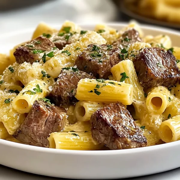 Garlic Butter Steak Rigatoni (Easy & Creamy Family Favorite)