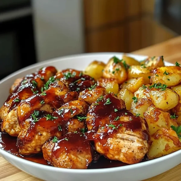 Honey BBQ Chicken Potatoes: A Delicious & Easy Recipe