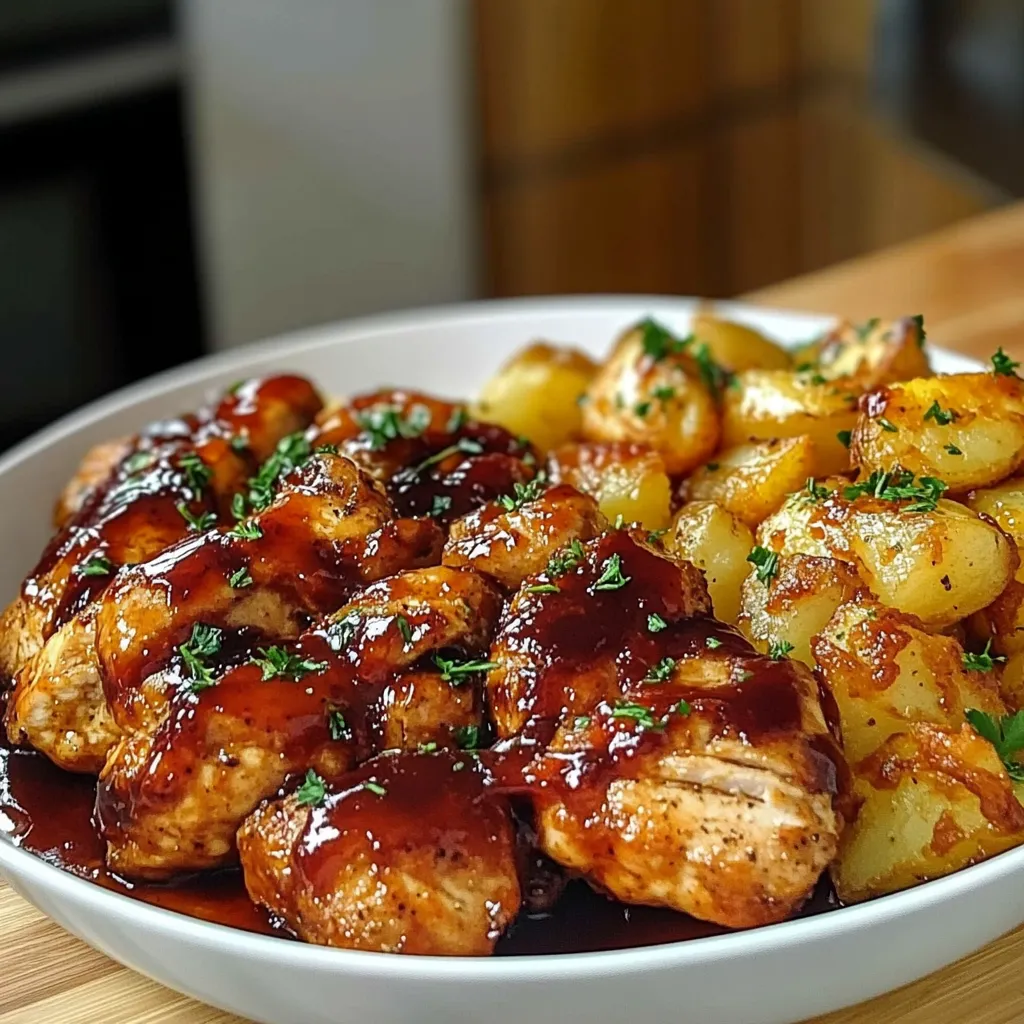 Honey BBQ Chicken Potatoes: A Delicious & Easy Recipe