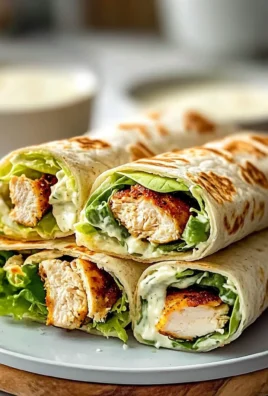 Perfect Chicken Caesar Wrap
