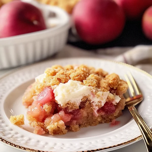 Rhubarb Dump Cake