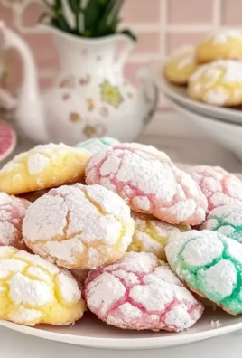 Springtime Crinkle Cookies Recipe
