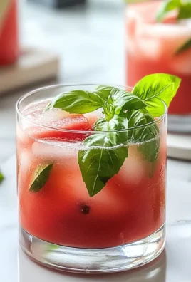 Watermelon Basil Cooler