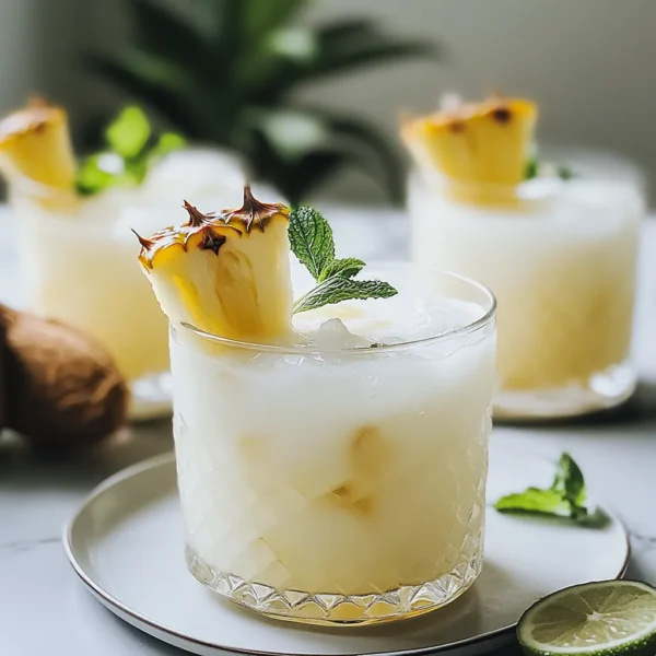 Pineapple Coconut Spritzer