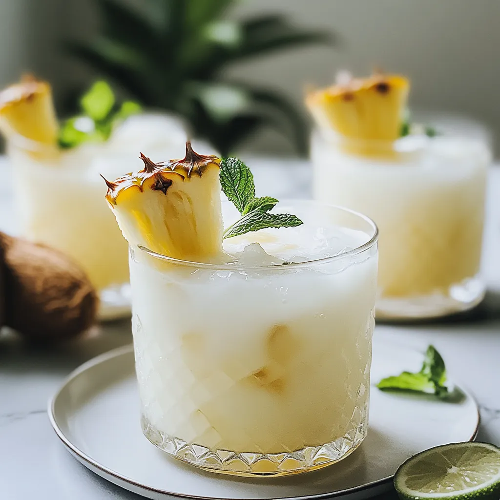 Pineapple Coconut Spritzer