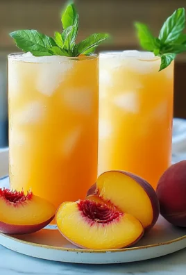 Sweet & Tart Peach Lemonade Recipe