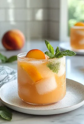 Ginger Peach Sparkler