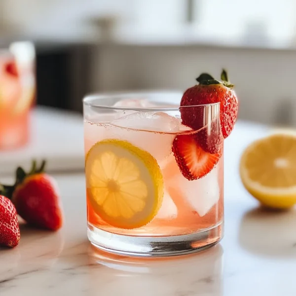 Strawberry Lemonade Spritzer