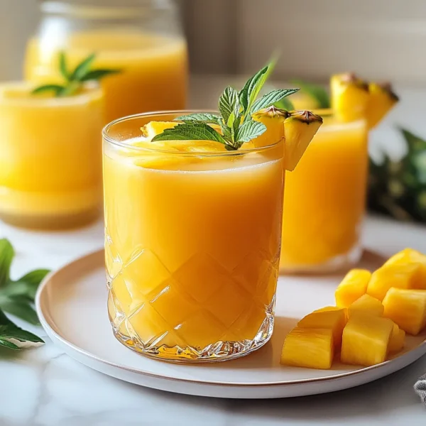 Tropical Mango Pineapple Punch