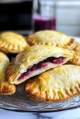 Baked Rhubarb Empanadas