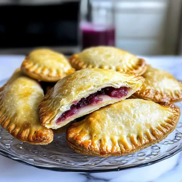 Baked Rhubarb Empanadas
