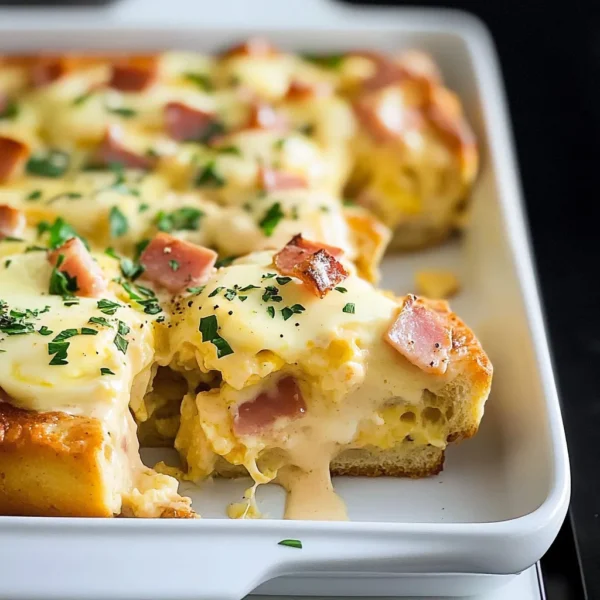 Overnight Eggs Benedict Casserole
