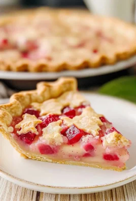 RHUBARB CUSTARD PIE
