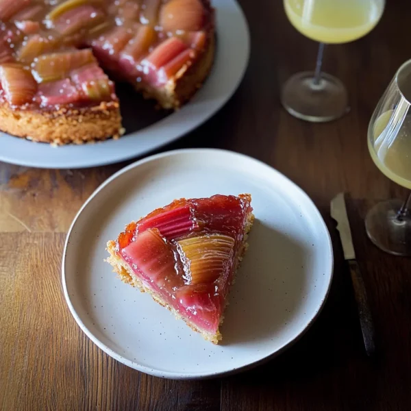 Rhubarb Upside-Down Cake