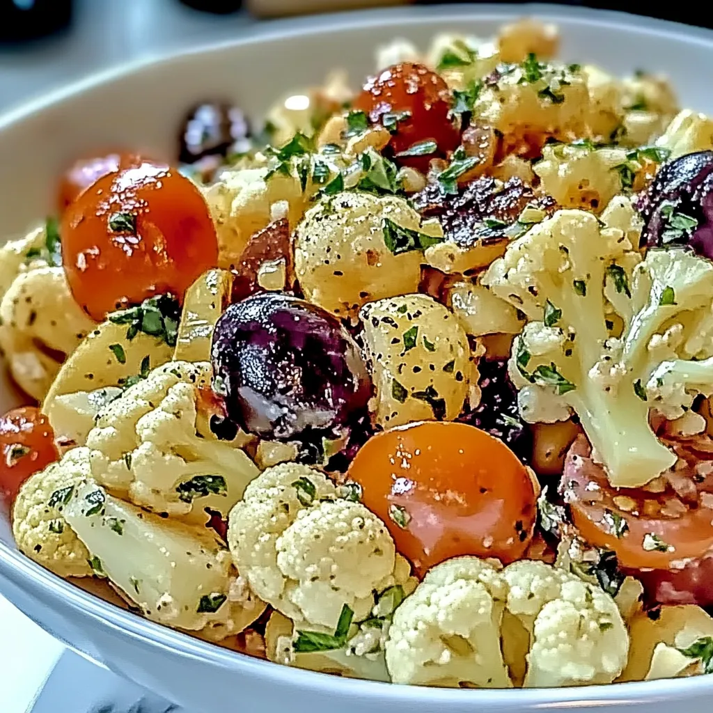 MARINATED CAULIFLOWER SALAD SIDE