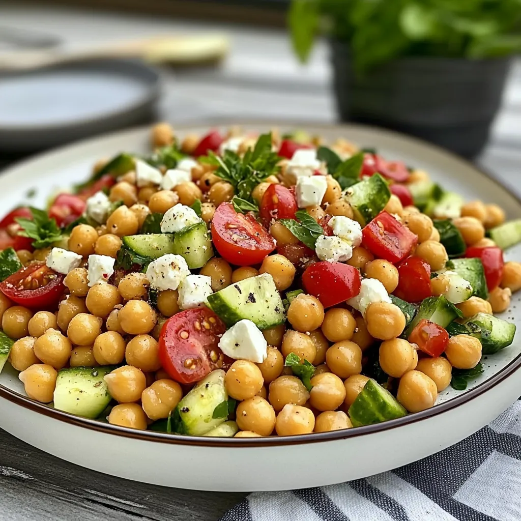 Mediterranean Chickpea Salad