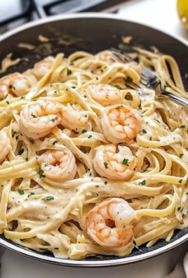 SHRIMP ALFREDO PASTA