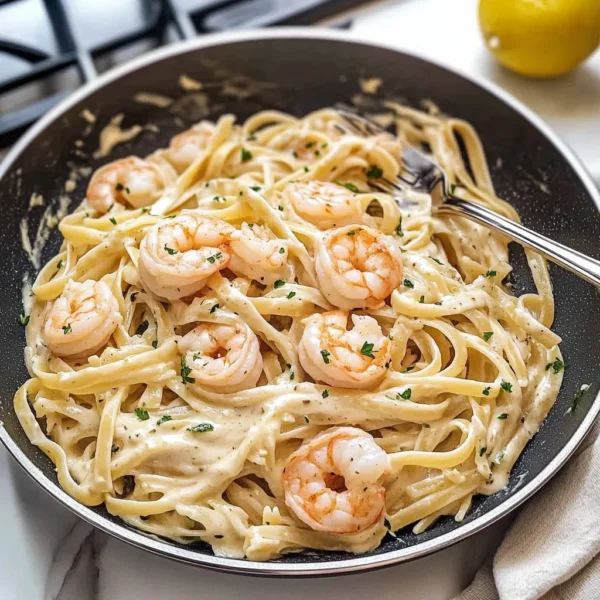 SHRIMP ALFREDO PASTA
