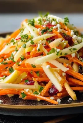 Crunchy Apple & Carrot Salad with Creamy Citrus Dressing Recipe