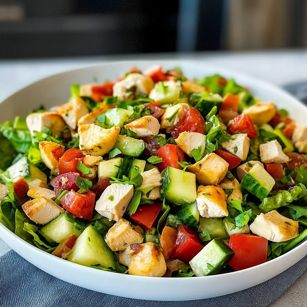 Chopped Salad with Chicken