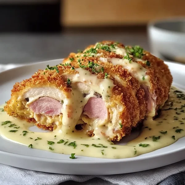 Crispy Creamy Chicken Cordon Bleu Recipe