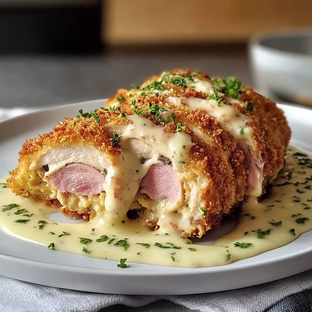 Crispy Creamy Chicken Cordon Bleu Recipe